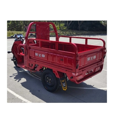 Triciclo eléctrico Tuk Tuk pesado para carga 1500*1000*280mm Distância percorrida≥90km