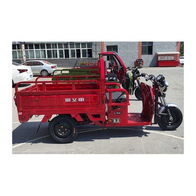 Triciclo eléctrico Tuk Tuk pesado para carga 1500*1000*280mm Distância percorrida≥90km