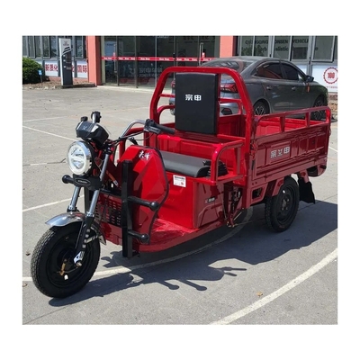 Motocicleta de carga com diferencial de 1000 Watt com tamanho de pneu 3.00-12 / 3.00-12 e tensão de 60V