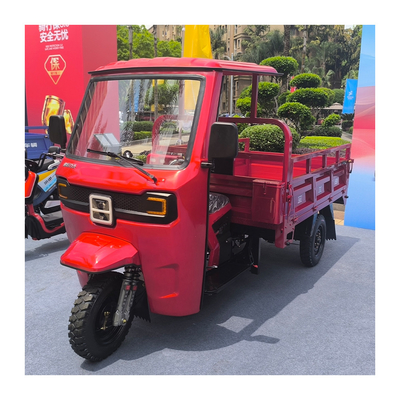 201 Triciclo de 250 cc com motor sem escova de gasolina, com cabine e capacidade de carga útil de ≥ 400 kg