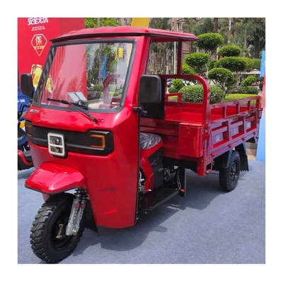 201 Triciclo de 250 cc com motor sem escova de gasolina, com cabine e capacidade de carga útil de ≥ 400 kg