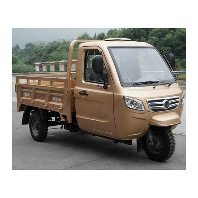 Triciclo de carga de gasolina com cabine fechada 250cc no Quénia Capacidade de carga útil ≥400kg para carga