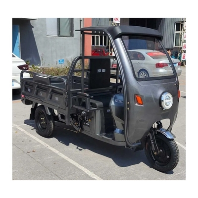 Sistema de travagem de tambor dianteiro e traseiro 3 rodas triciclo elétrico para adultos e canopy