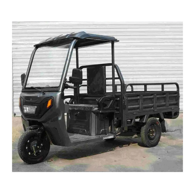 EUA 3 Wheel Dump Truck Cargo Tricycle Cargo Bike com telhado e 1000W de potência