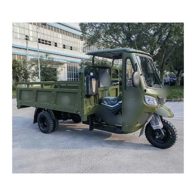 300cc Jinqing Motor de eixo médio refrigerado a água Suspensão dianteira Trimoto de gasolina