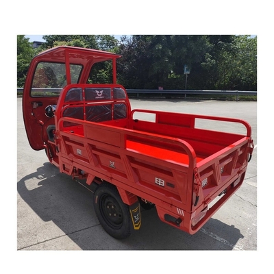 Triciclo elétrico de 1980 mm com cabine fechada e suspensão traseira de mola de 6 folhas