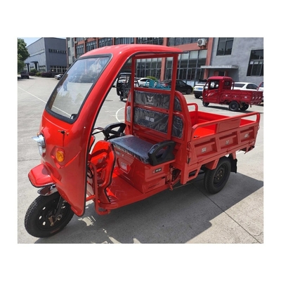 Triciclo elétrico de 1980 mm com cabine fechada e suspensão traseira de mola de 6 folhas