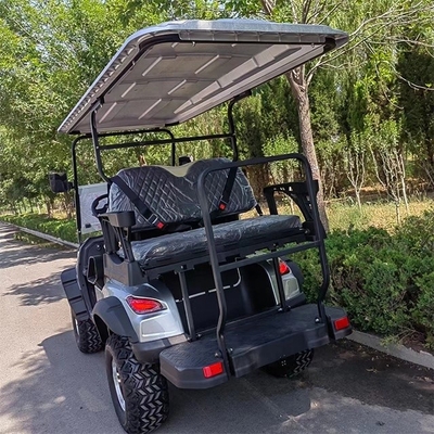 4 pessoas adultos na estrada 2024 2 2 assentos 48V carro de golfe elétrico com rodas de alumínio