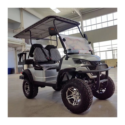 Carrinho de golfe elétrico de 4 rodas motrizes de 4 lugares com uma distância mínima de 100-150 mm