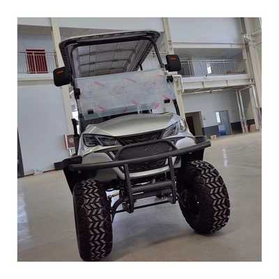 Carrinho de golfe elétrico de 4 rodas motrizes de 4 lugares com uma distância mínima de 100-150 mm