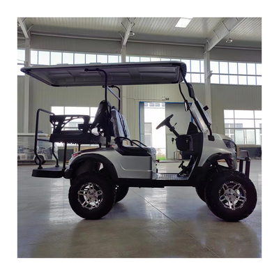 Carrinho de golfe elétrico de 4 rodas motrizes de 4 lugares com uma distância mínima de 100-150 mm