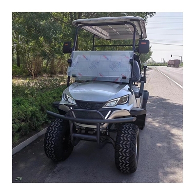 Carrinho de golfe elétrico de 4 rodas motrizes de 4 lugares com uma distância mínima de 100-150 mm