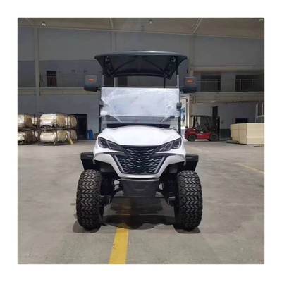 Carrinho de golfe elétrico de 4 rodas motrizes de 4 lugares com uma distância mínima de 100-150 mm